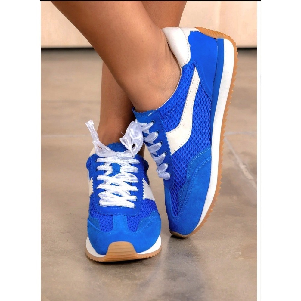 New Dolce Vita Blue and White Athletic Sneakers